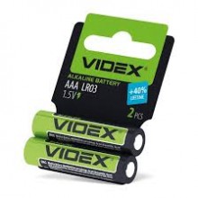 Елемент живлення Videx  LR03 Base 2шт (М)