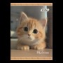 Щоденник шкільний м\'яка обкл. скоба,глянц.ламін.CUTE CAT А5 40арк.SmartLine ZB.13125 Zibi