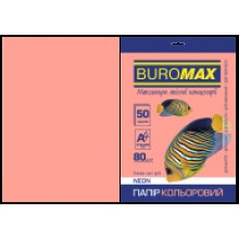 Папір кольоровий Neon А4 80г/м2 50арк.рожевий BM.2721550-10 Buromax