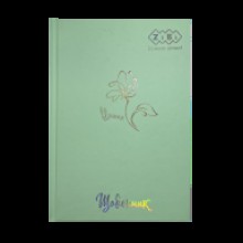 Щоденник шкільний тв.обкл. мат.лам.'Квітка'м\'ятний В5 40арк.KidsLine ZB.13761-38 Zibi