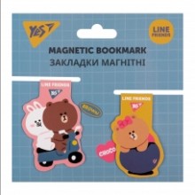 Закладки магнитні 'Line Friends' 2шт 707825 YES