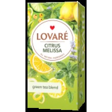 Чай LOVARE зелений Citrus Melissa 24*1.5г