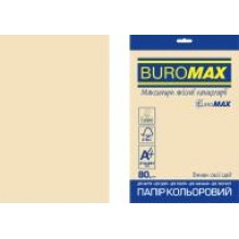 Папір кольоровий Pastel А4 80г/м2 20арк.,кремовий BM.2721220-49 Buromax