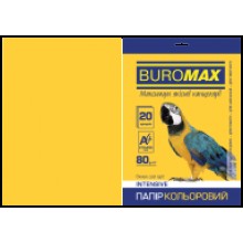 Папір кольоровий Intensive А4 80г/м2 20арк.жовтий BM.2721320-08 Buromax