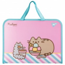 Папка-портфель на блискавці  з тканевими ручками FC'Pusheen.Stormy' 492238 YES