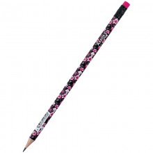 Олівець графітний 9009-14-А з гумкою HB Floral Black Axent