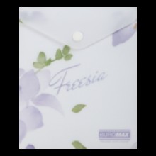 Папка-конверт BM.3922-26 ARABESKI А6  кнопка не прозорий бузковий Buromax