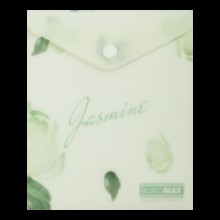 Папка-конверт BM.3922-38 ARABESKI А6  кнопка не прозорий м\'ятний Buromax