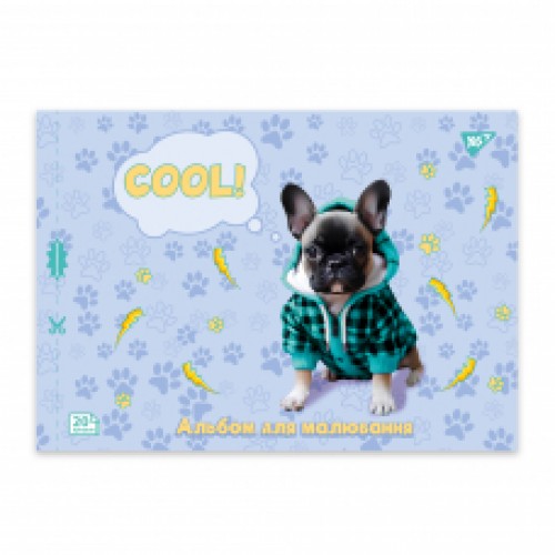 Альбом для малювання А4 20 арк./100 скоба 130603 (Dogs) YES Альбом для малювання А4 20 арк./100 скоба 130603 (Dogs) YES