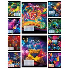 Зошит 48арк.'Предметний' 'Мікс думок і формул' УФ-лак Тетрада ТА15327