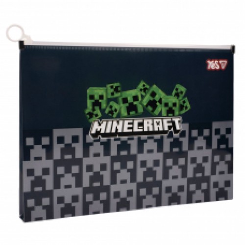Папка-конверт А4 на блискавціі 'Minecraft Creepers' 492349 YES Папка-конверт А4 на блискавціі 'Minecraft Creepers' 492349 YES