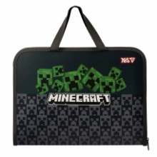 Папка-портфель на блискавці  з тканевими ручками FC'Minecraft.Creepers' 492355 YES