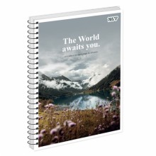 Зошит А4 80 одинарна спіраль клітинка 'Around the earth' ВДЛ 152449 YES