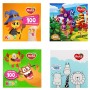 Серветки косметичніі в коробці 100шт двошарові білі Ruta Kids /96197/