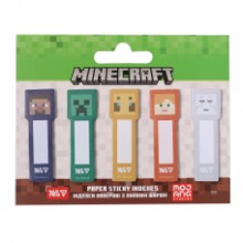 Індекси паперові 'Minecraft' 55*15мм 100шт.(5*20) 170455  Yes