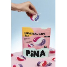 Пральний порошок PINA  Classic в капсулах універсальний 3в1 (18шт.)