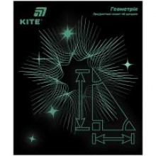 Зошит предметний 48арк.клітинка софт тач+УФ, Lumen, Геометрія K26-240-1 KITE