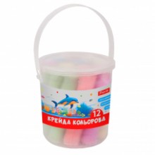 Крейда кольорова 'Classic' 12 штук, JUMBO у відрі 400548 1Вересня