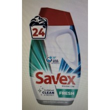 Пральний порошок рідкий Savex Premium FRESH 0,96л