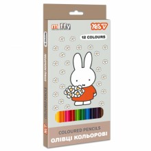 Олівці кольорові 12шт 'Miffy' 290789 YES