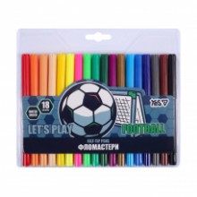 Фломастери 18кольорів 'Football' 650601 YES