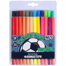 Фломастери 24кольорів 'Football' 650602 YES