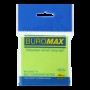 Блок для нотаток NEON 75*75мм 100арк.салатовий 2382-15 Buromax