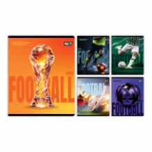 Зошит 18арк.клітинка 'Football'  ірідіум+soft touch 768581 YES