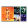 Зошит 18арк.клітинка 'Football'  ірідіум+soft touch 768581 YES
