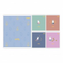 Зошит 12арк.коса лінія 'Miffy Bunny'  глитер+УФ+soft touch 768599 YES