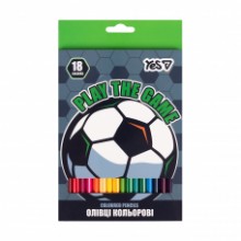 Олівці кольорові 18шт 'Football' 290788 YES