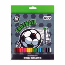 Олівці кольорові 24шт 'Football' 290785 YES
