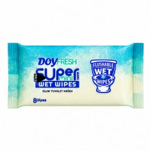Туалетний папір вологий 8шт біорозкладний Doy fresh /997322/